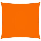 vidaXL Senčno jadro oksford blago kvadratno 4x4 m oranžno Cene