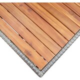  Vrtni stol sivi 120 x 70 x 66 cm od masivnog bagremovog drva | shoptok.hr
