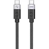 Kabel za punjenje CC240 USB - C / USB - C PD 240W - Crna / 1.5m