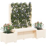  Vrtna klupa Kopenhagen Bijela 173 x 49 x 135,5 cm PP | shoptok.hr