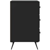  Noćni ormar s ladicama Crna 43 x 41 x 66 5 cm Konstruirano drvo | shoptok.hr