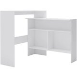  The Living Store Barska miza z 2 površinama 130x40x120 cm bela - Barska Miza, (21449219) | Shoptok.si