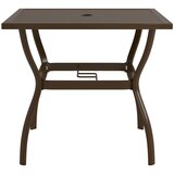  Vrtni stol smeđi 81,5 x 81,5 x 72 cm čelični | Eponuda.com