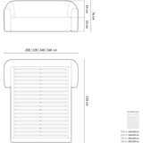 Cosmopolitan Design Zeleni tapecirani bračni krevet s prostorom za odlaganje s podnicom 140x200 cm Campi – | shoptok.hr