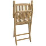  Sklopive vrtne stolice 4 kom 54x61x88 cm od drva bagrema | shoptok.hr