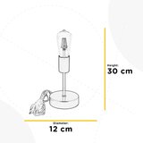 Lesnina XXXL NAMIZNA SVETILKA 10/18 cm | Shoptok.si