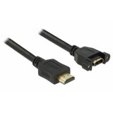 Delock hdmi-hdmi podaljšek z mrežno povezavo 2m črn vgradni 85464 | Shoptok.si