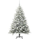 vidaXL Umjetno božićno drvce s rasvjetom i setom kuglica Zelena 150 cm | shoptok.hr