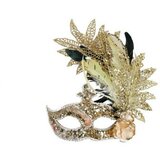 Zlatna Venice, dekoracija, maska, zlatna ( 751720 ) Cene'.'