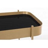 BIZZOTTO Pomoćni stol sa staklenom pločom stola u zlatnoj boji 43x120,5 cm Rashida – | shoptok.hr