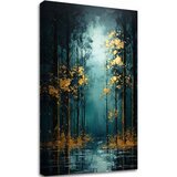  Moderan zidni dekor golden leaf fantasi - premium art (zbirka) Cene