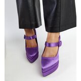 Gemre Purple block heel pumps Mikea | shoptok.hr