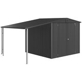 BIOHORT Europa Bočna nadstrešnica (D x Š: 2,28 x 1,5 m, Čelik, Metalik tamnosivo) | shoptok.hr