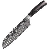  Kuhinjski nož BL-39298 - Santoku / Crna KP39298 Cene