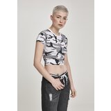 UC Ladies Women's Stretch Jersey Cropped Tee Snow Camouflage Cene
