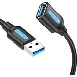 Vention ekstenzioni kabel (1m, usb 3.0 a (muški) na usb 3.0 a (ženski), crni) Cijene