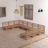  Vrtna sedežna garnitura 9-delna trdna borovina, (20998763) Cene