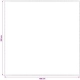  Tepih Krem 100 x 100 cm 100% poliester 3 mm Mogu se prati | shoptok.hr
