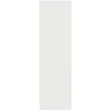 vidaXL Visoka omara bel 29,5x34x119,5 cm inženirski les | Shoptok.si