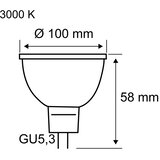  LED reflektorska sijalica GU5,3/4,9W/12V 3000K - Paulmann 28802 | Eponuda.com