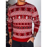 DStreet Sweter męski świąteczny czerwony Cene