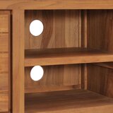 TV omarica 110x30x40 cm trdna tikovina, (20730116) | Shoptok.si