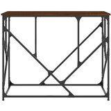  Konzolni stol boja smeđeg hrasta 100x40x80 cm konstruirano drvo | shoptok.hr