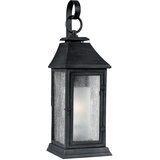 Elstead Lighting Elstead Shepherd 1 luč, zunanja srednja stenska svetilka, obrabljena cink barva, IP44, E27, (22099840) | Shoptok.si