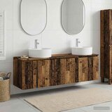  Set ormarića za kupaonicu 3 kom. Staro drvo 49,5 x 44,5 x 65 cm | shoptok.hr