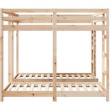  Okvir trojne postelje Rjava 160 x 200 cm Masivno borovo les, (5000102490) | Shoptok.si