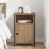  Nočna omarica Umetni hrast 40 x 42 x 60 cm Konstruiran les, (5000107133) | Shoptok.si