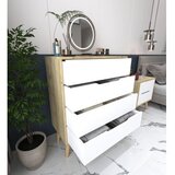 Hanah home komoda flora sapphire oak white | Eponuda.com