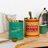 Rex London Dekorativne škatle za shranjevanje v kompletu 2 ks iz kositra ø 11x13 cm Vintage Coffee – | Shoptok.si