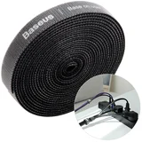 Rainbow Circle – organizator kablova na čičak - 3m - Crna
