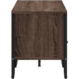 TV ormarić smeđa boja hrasta 122 x 34 x 41 cm konstruirano drvo | Eponuda.com