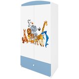  Dječji ormar - ŽIVOTINJSKO DRUŠTVO - plavi | shoptok.hr