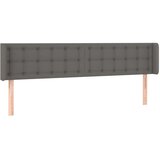  LED uzglavlje sivo 183x16x78/88 cm umjetna koža | shoptok.hr