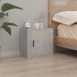 Zidni noćni ormarići 2 kom siva boja betona 50x30x47 cm | shoptok.hr