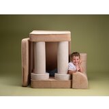 Wigiwama Svetlo rjava otroška sedežna garnitura iz rebrastega žameta 132 cm Settee – | Shoptok.si