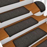  Preproge za stopnice 15 kosov 65x21x4 cm antracitne, (20668988) | Shoptok.si
