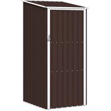  Vrtno spremište smeđe 87 x 98 x 159 cm od pocinčanog čelika | shoptok.hr