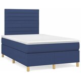  s oprugama i madracem plavi 120 x 190 cm od tkanine | shoptok.hr