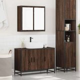 vidaXL 2-dijelni set kupaonskog namještaja boja smeđeg hrasta drveni | shoptok.hr