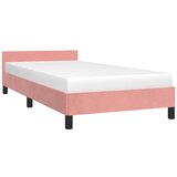  Okvir za krevet s uzglavljem bez madraca 90x190 cm baršunasti | shoptok.hr