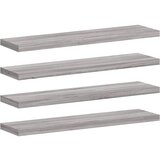 Maison Chic 4 kosi Stenske Police - Viseče police siva sonoma 40x10x1,5 cm inženirski les, (21758790) | Shoptok.si