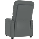  Električni naslanjač sivo umetno usnje, (20701688) | Shoptok.si