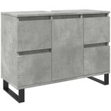 Furnova Kopalniška omarica za umivalnik Betonska siva 80x33x60 cm, (21947080) | Shoptok.si