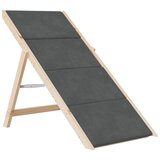 Stepenice za pse sive 105 x 47 cm od masivne jelovine | Eponuda.com