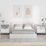 vidaXL Noćni ormarići 2 pcs Visoko sjajno bijela 49 x 36 x 61 cm | shoptok.hr