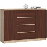 AKORD KOMODA K140 2D 4SZ CLP DĄB SONOMA / WENGE, (21702961) Cene